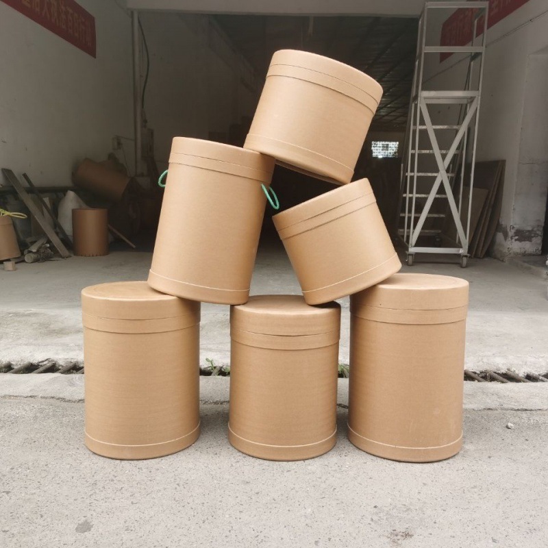 牛皮纸筒外包装纸桶圆形筒硬桶纸板大桶圆形桶圆柱形胶厂家批发