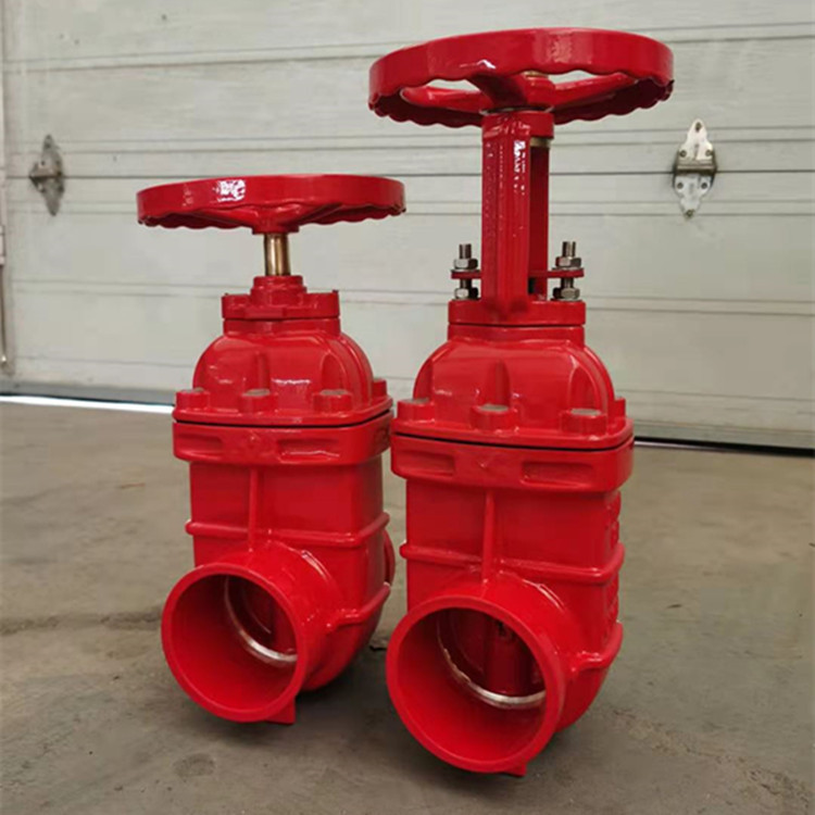 沟槽硬密封闸阀 fg85t暗杆沟槽铜杆铜芯闸阀 鑫通达防爆阀门