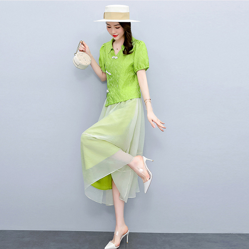 套装裙女夏季2022新款洋气减龄休闲时尚成套搭配女装时髦两件套潮