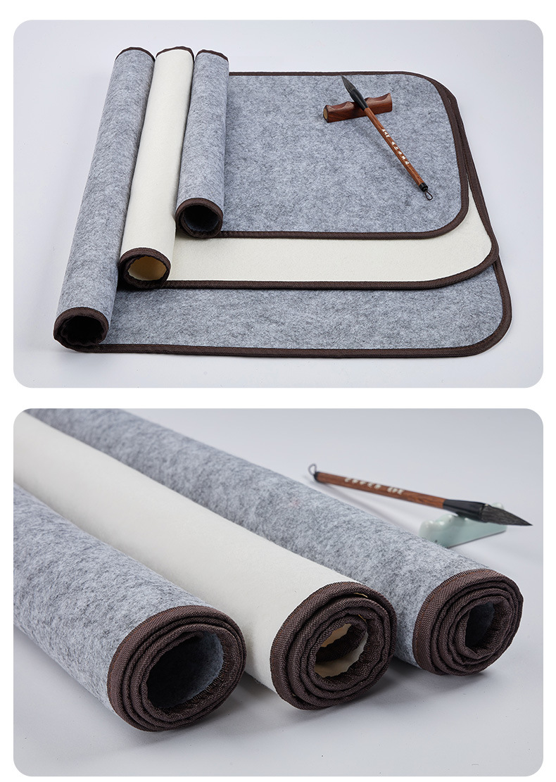 包边毛毡垫书画毡学生初学者书法用品毛毡布毛笔练字书法垫布画毡