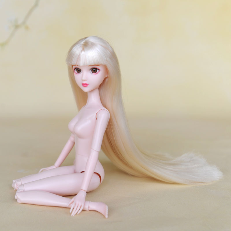 心怡娃娃6分doll bjd人偶 头部官妆 3d眼 ob 洋娃娃头雕11cm头围