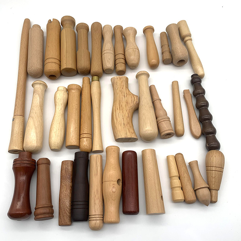 厂家供应榉木荷木手柄 厨具实木手柄通孔木把手拉手五金工具木柄