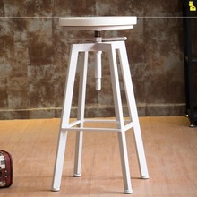 白色高脚椅北欧现代简约创意网红白色休闲酒吧巴台吧台椅子铁艺