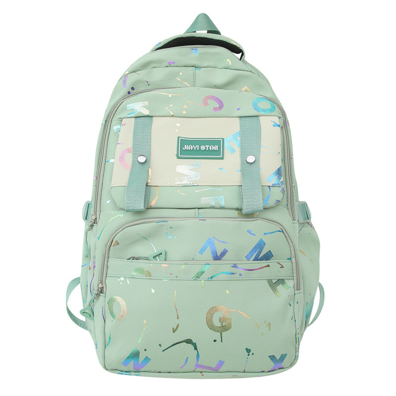 Schoolbag Girls Primary School Students Junior High School Students College Students' Backpack New Cute Multi-Layer Backpack