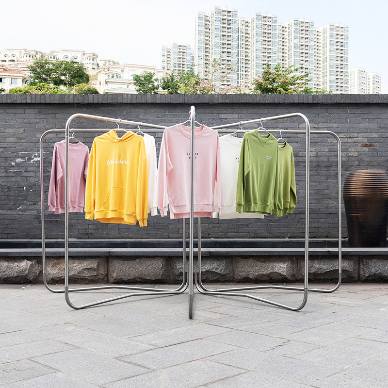 大型晒衣架折叠晾衣架 落地阳台晒被子室内户外晾衣服架子家用