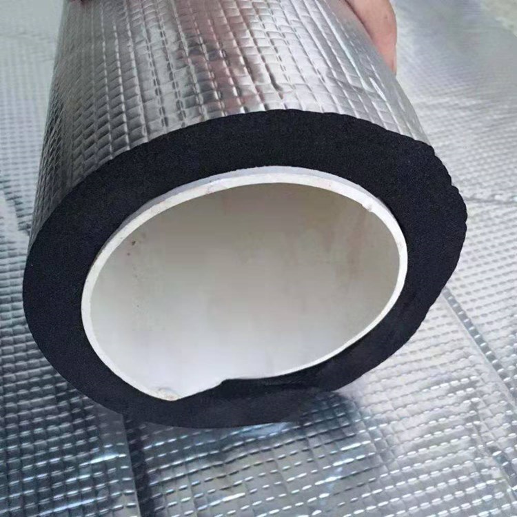 b2级保温橡塑海绵管    可贴合种铝箔橡塑管   防火阻燃橡塑管