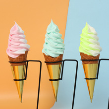 仿真火炬冰淇淋甜筒模型夜市冷饮车甜品冰激凌装饰实物拍照道具