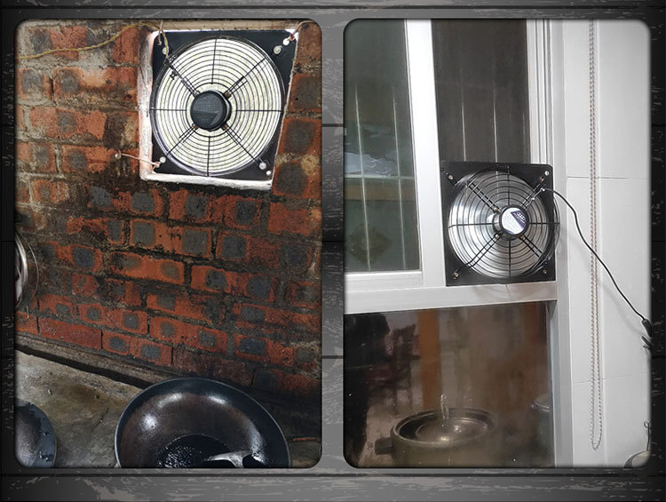 排气扇厨房家用窗式抽风机油烟排风扇动力静音换气扇免安装工业级