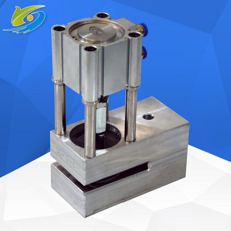 灰纸板蝴蝶孔打孔机塑彩卡衣服吊牌气动冲孔机三角孔飞机孔打孔机