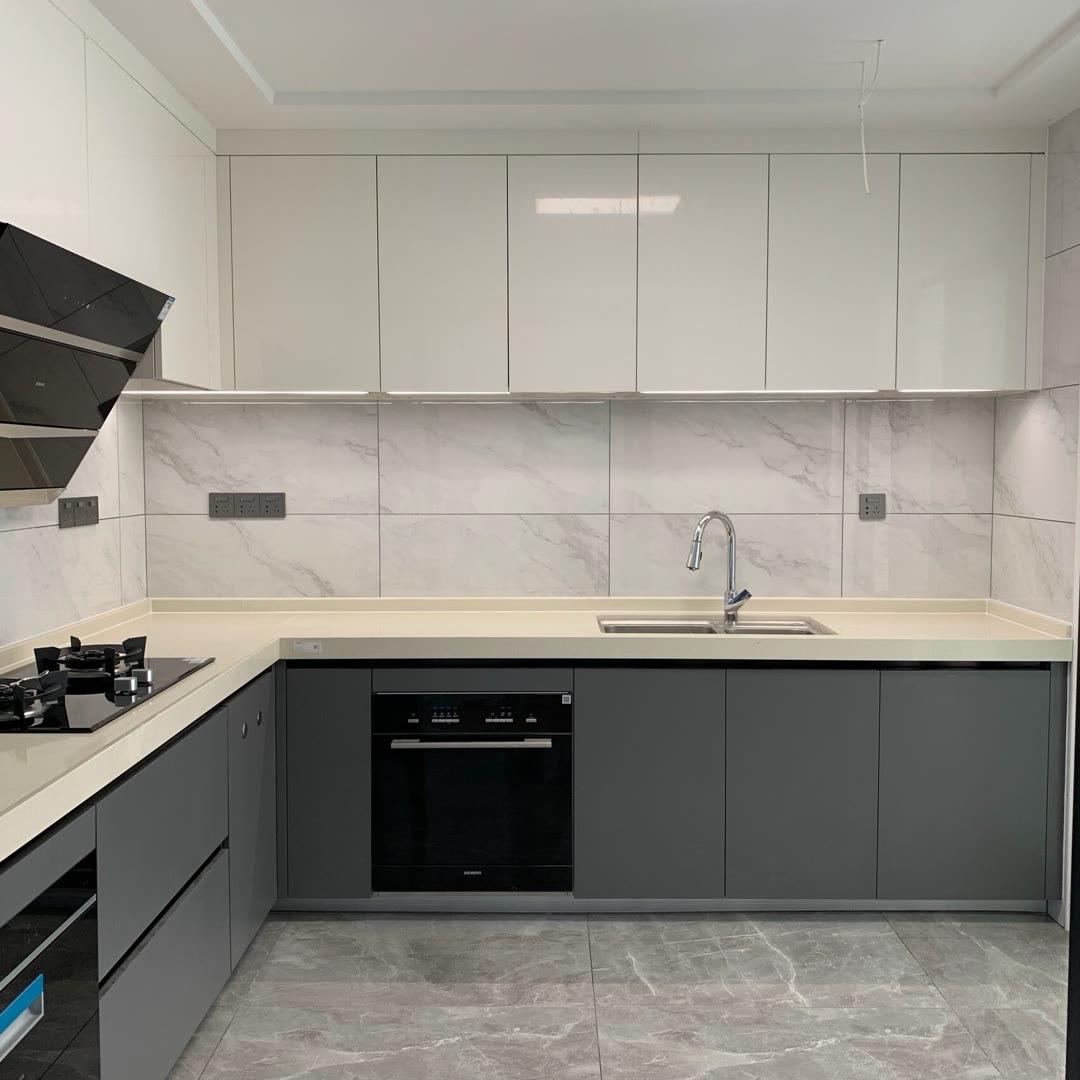 厂家生产烤漆板整体橱柜 厨房家具 厨房岛柜 夹板贴皮-询价-阿里巴巴