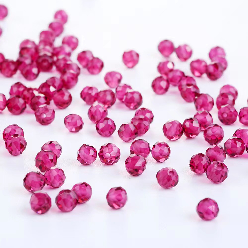 2-3 Spinel Scattered Beads Handmade Diy Bead Accessories Stained Glass Crystal Beads Abacus Beads Glass Bead Wholesale