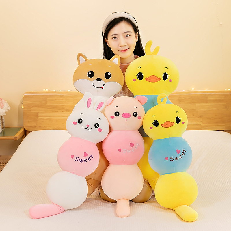 Cute Sugar Gourd Rabbit Plush Toy for Girls Sleeping Doll Doll Birthday Gift Ragdoll on Bed Pillow