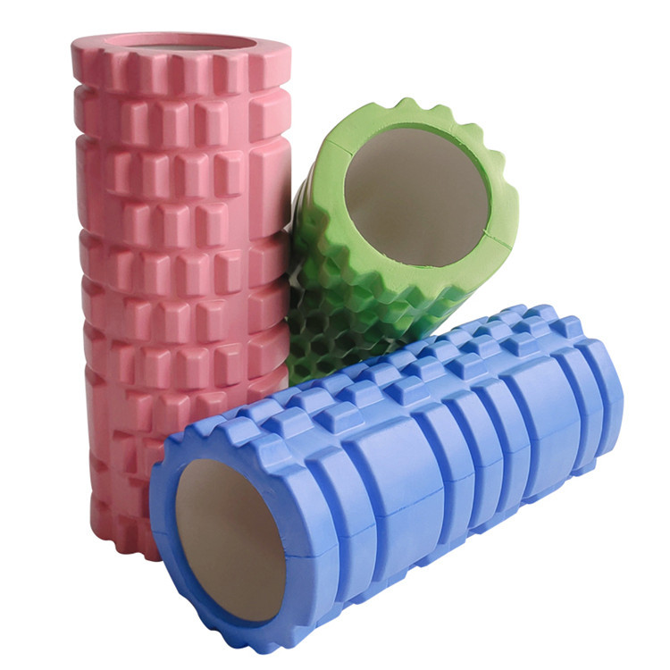 Eva Hollow Yoga Pillar Foam Roller 33cm Yoga Column 45cm Wolf Tooth Floating Point Pilates Stick Factory in Stock