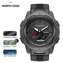 Sports watch carbon fiber waterproof student digital watch