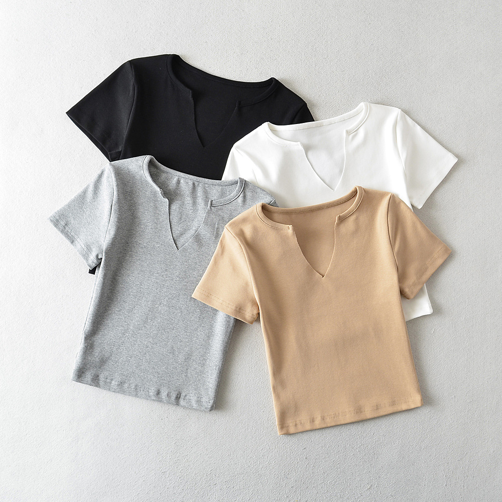 毛边打底衣女夏季