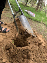 锰钢对锹铲夹锹掏土挖坑打洞洛阳铲挖电线杆挖树坑挖桩掏桩芯