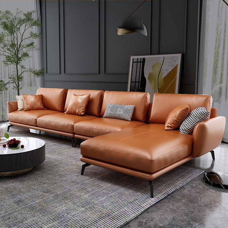 复古真皮沙发三人位轻奢欧美式家用客厅沙发皮艺高端仿真皮沙发-报价