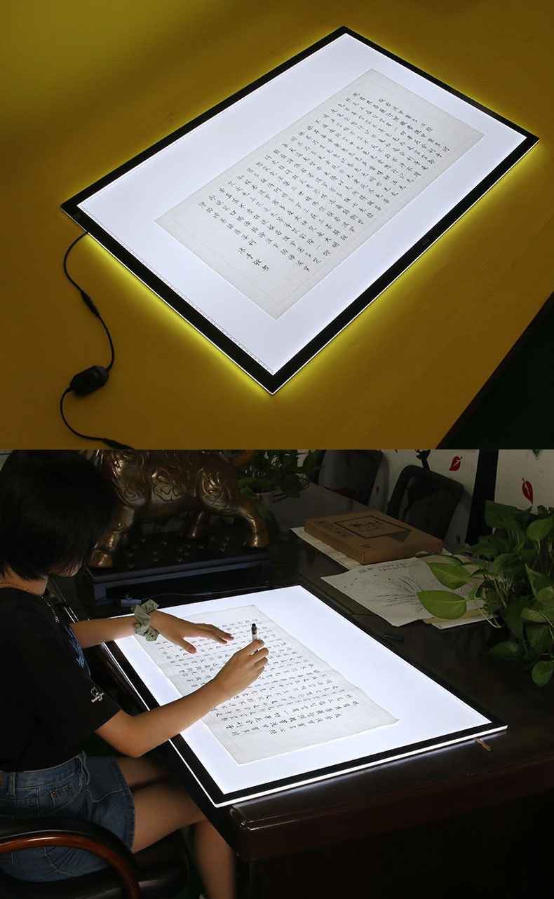 厂家直供拷贝台书法临摹台素描国画透写练字台a1a0拓写绘画板