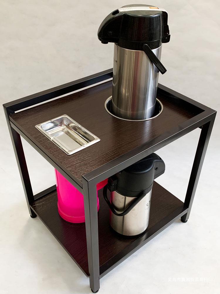 棋牌室茶楼双层加厚大桌面麻将桌边几麻将室麻将机水壶茶几茶水架
