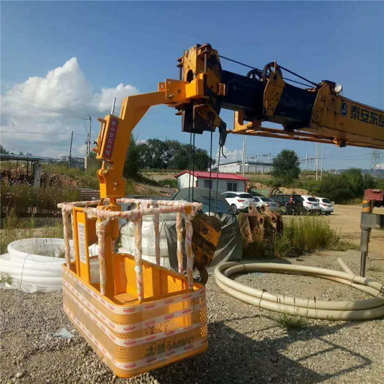 现货 供应 吊车吊蓝  1.2米平衡吊蓝  360度可旋转吊篮