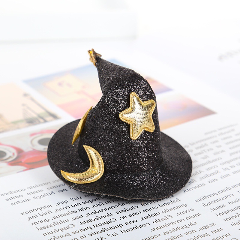 20.22 Million Holy Festival Curved Hat Barrettes Performance Party Billycock Props DIY Witch Hat Small Tip Hat Body Hair Accessories