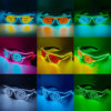 EL luminescence glasses Holy Day Christmas Makeup Dance party Night show Party bar Disco dancing Night market Atmosphere arrangement