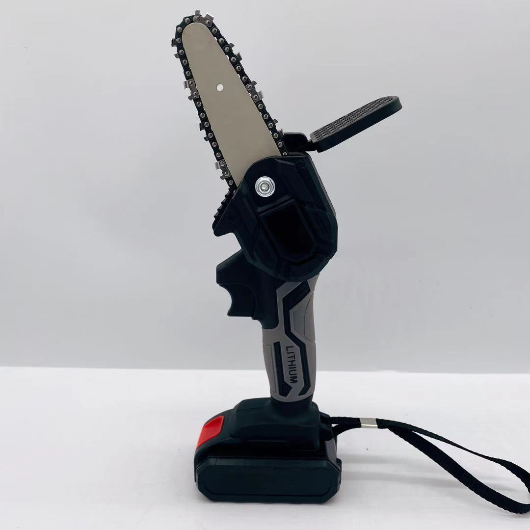 4寸迷你锯单手锯小型电链锯充电多功能伐木锯锂电修枝锯电动锯