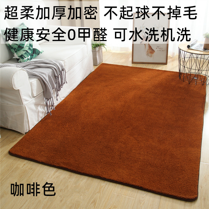 Thickened Living Room Carpet Bedroom Coffee Table Bedside Blanket Wholesale Cashmere Children Bay Window Book Room Bed