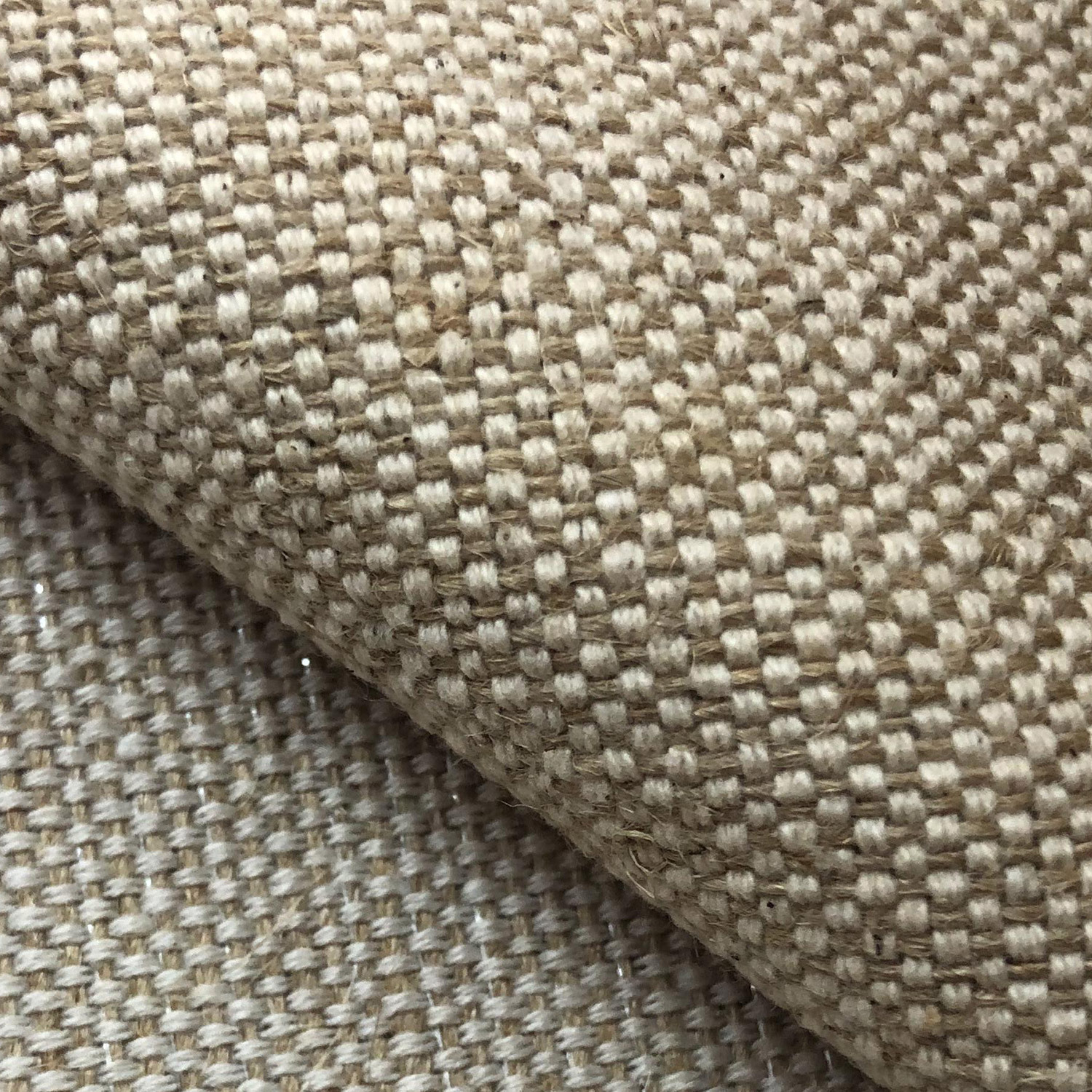 工厂批发 涤麻亚麻布仿麻布面料 素色涤麻箱包手袋沙发桌布面料