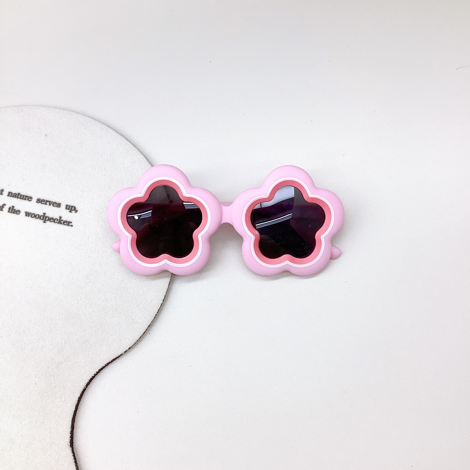 New Cute Flowers Girls Sunglasses Silicone Polarized Kids Sunglasses Sun Protection UV Protection Boys Glasses