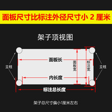 单层台面置物架厨房用品灶台分层架1层微波炉架烤箱架隔层架