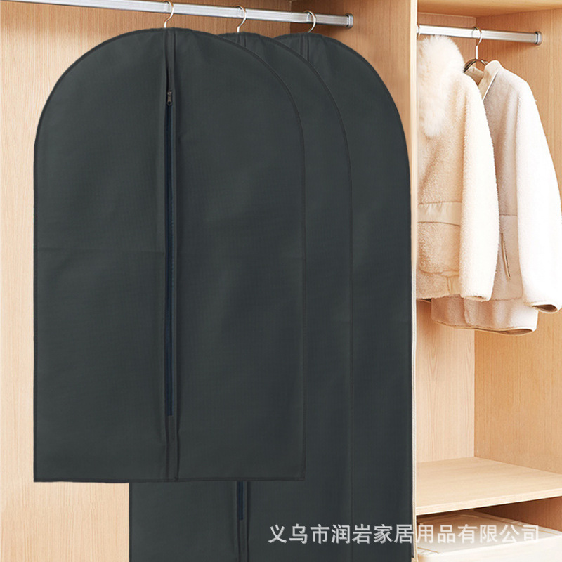 Clothes Dust Cover Garment Suit Bag Clothing Dust Bag Hanging down Jacket Suit Cover Household Wardrobe Coat Clothes Bag