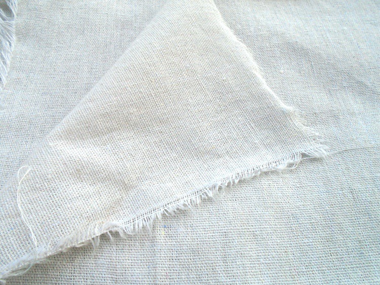 麻布料白色麻布麻胚白坯布素色纯色白布粗亚麻手工diy布立裁布