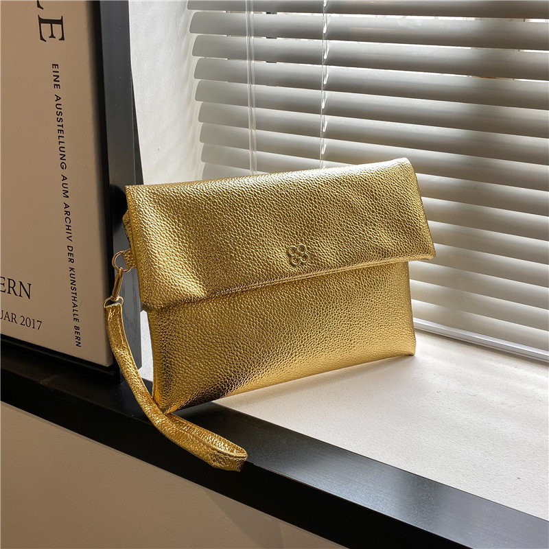 2023 Spring New Wrist Small Bag Simple Korean Style Long Women's Clutch Casual Pouch Personalized Clutch