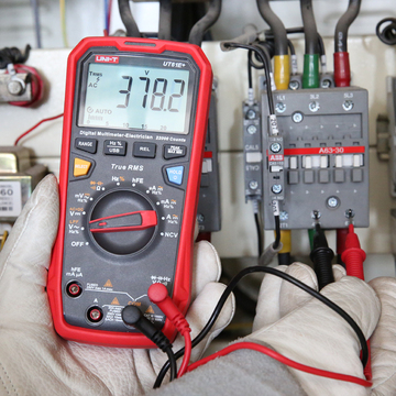 lyut61e 高精度数字万用表四位半智能交直流自动测电阻专业-阿里巴巴