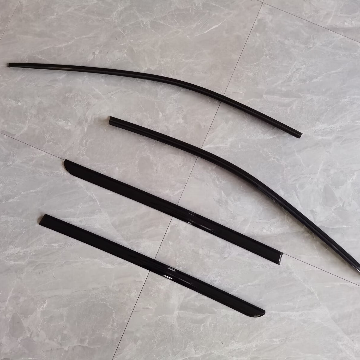 Applicable to 23-24 Zeekr Extremely Krypton X Frameless Door Special Side Window Deflector Black Warrior Doors and Windows Window Deflectors Pc Material