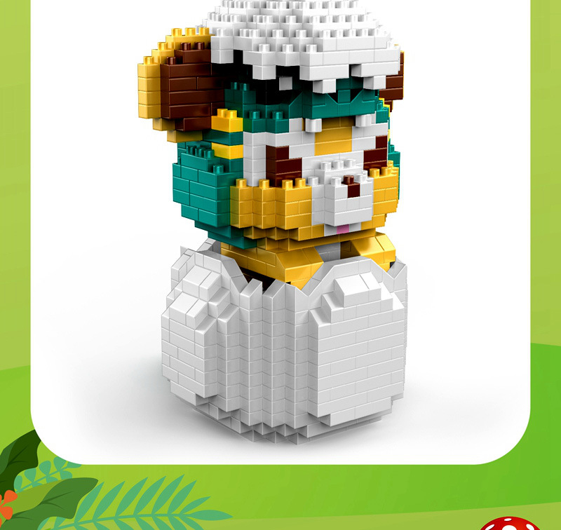 予高杰拉托尼模型星岱露小颗粒积木 兼容乐高diy拼装积木玩具礼物