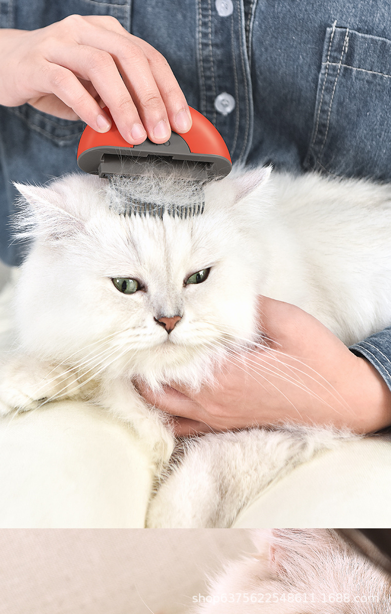派可为猫梳子猫咪梳毛专用长毛短毛英短布偶脱毛去浮毛神器贝壳梳