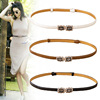 Simplicity fashion black Slim belt decorate Dress Elastic Girdle Versatile Belt Simplicity fashion black Slim belt decorate Dress Elastic Girdle Versatile Belt