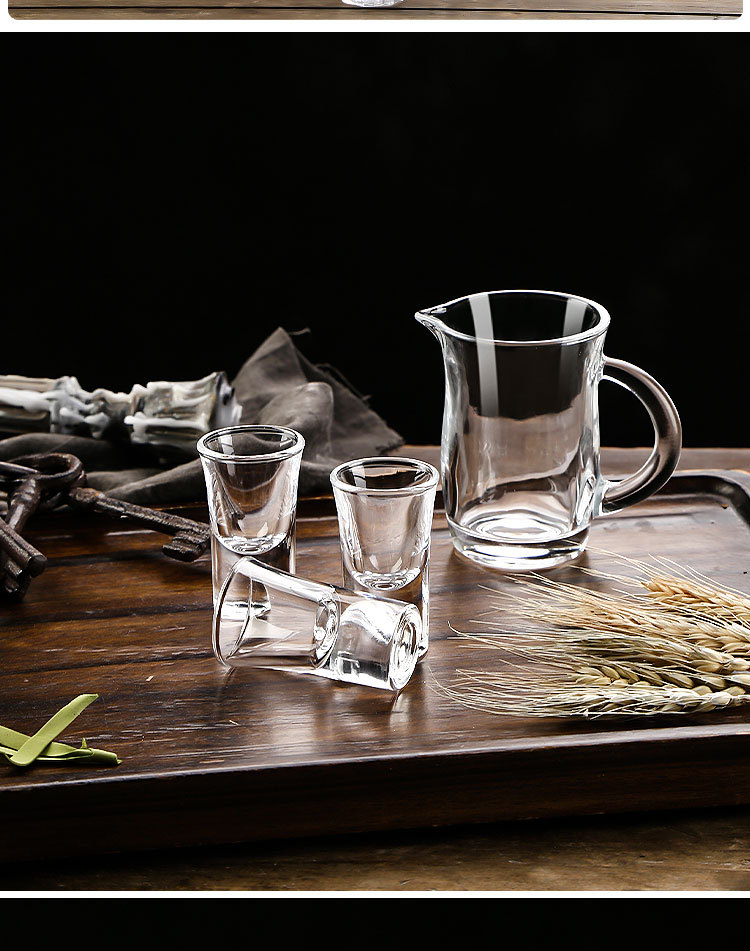 白酒杯分酒器套装小酒杯酒具酒壶批发套装一口杯支持定制礼品logo