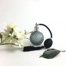 100ML玻璃香水瓶 气囊香水瓶/厂家直销 100ML黑色菠萝香水瓶