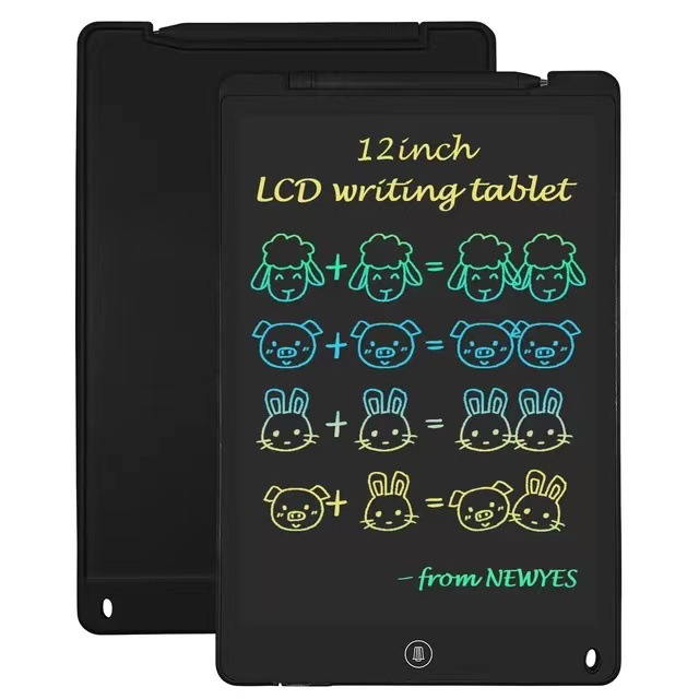 Factory 12-Inch LCD Handwriting Board Color Screen Children's Writing Board Electronic LCD Drawing Board Doodle Board Unisex