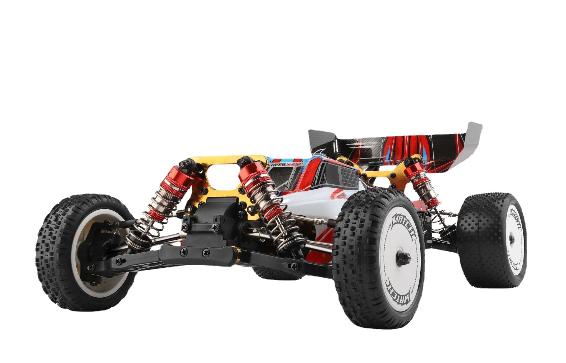 伟力104001遥控车rc高速车1:10电动四驱越野车45km/h高速竞技赛车