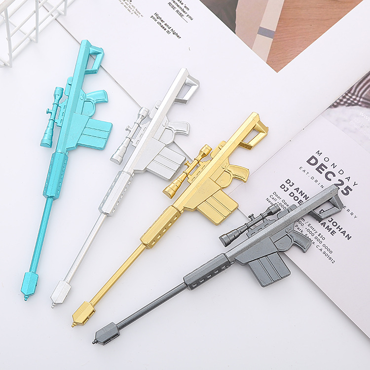 sniper gun-shaped gel pen student stationery weapon water pen fun personalized signature pen student prize gift pen