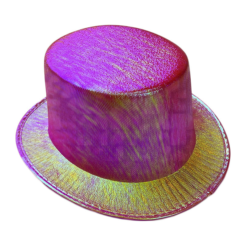 Cross-Border Hot Selling Top Hat a Tall Hat Fedora Hat Lincoln Hat Magic Hat Halloween Performance Magic Performance Stage Props