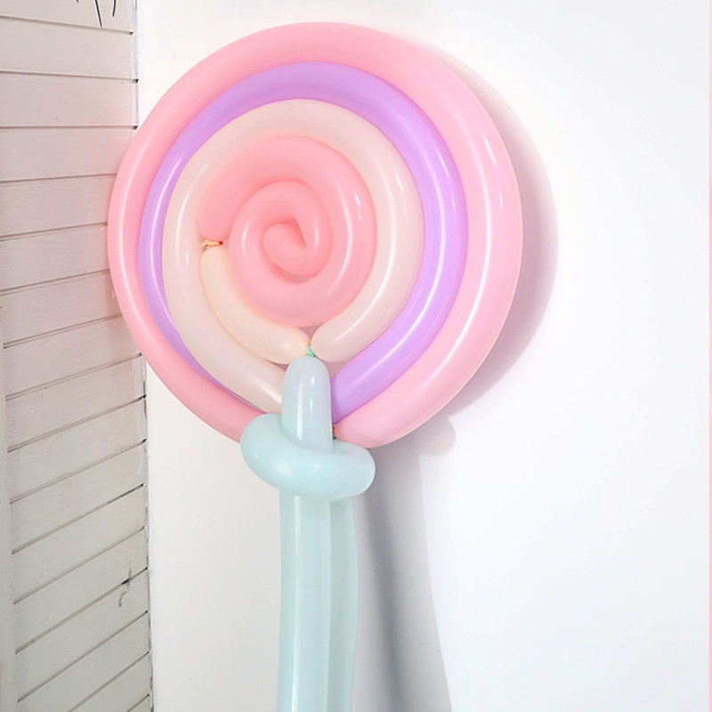 宝宝生日派对装饰气球 糖果色马卡龙气球 加厚婚庆布置金属气球