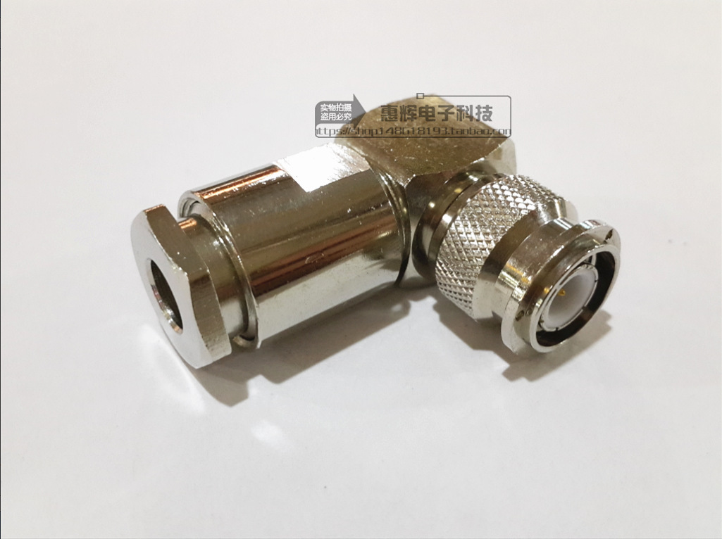 优质tnc公头50-5馈线直角 7d 8d-fb直角同轴电缆接头 tnc弯头