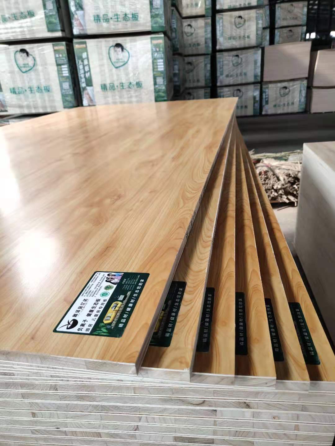 样品专拍 桐木拼板 免漆生态板 杨木实木板厂家批发