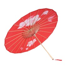 红色油纸伞古风伞中式婚礼吊顶装饰伞喜庆结婚道具布伞中国风