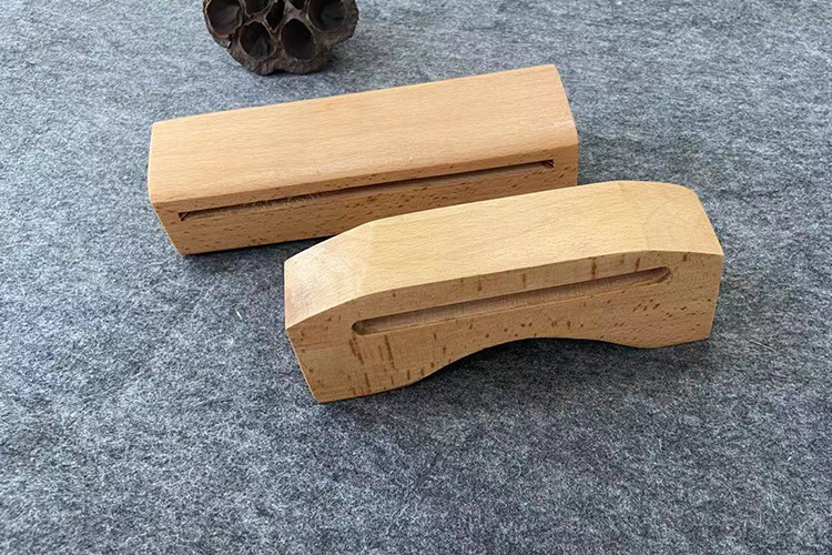 枣木戏曲高低音梆子木鱼打击乐器方梆子高低音木鱼中音低音邦子